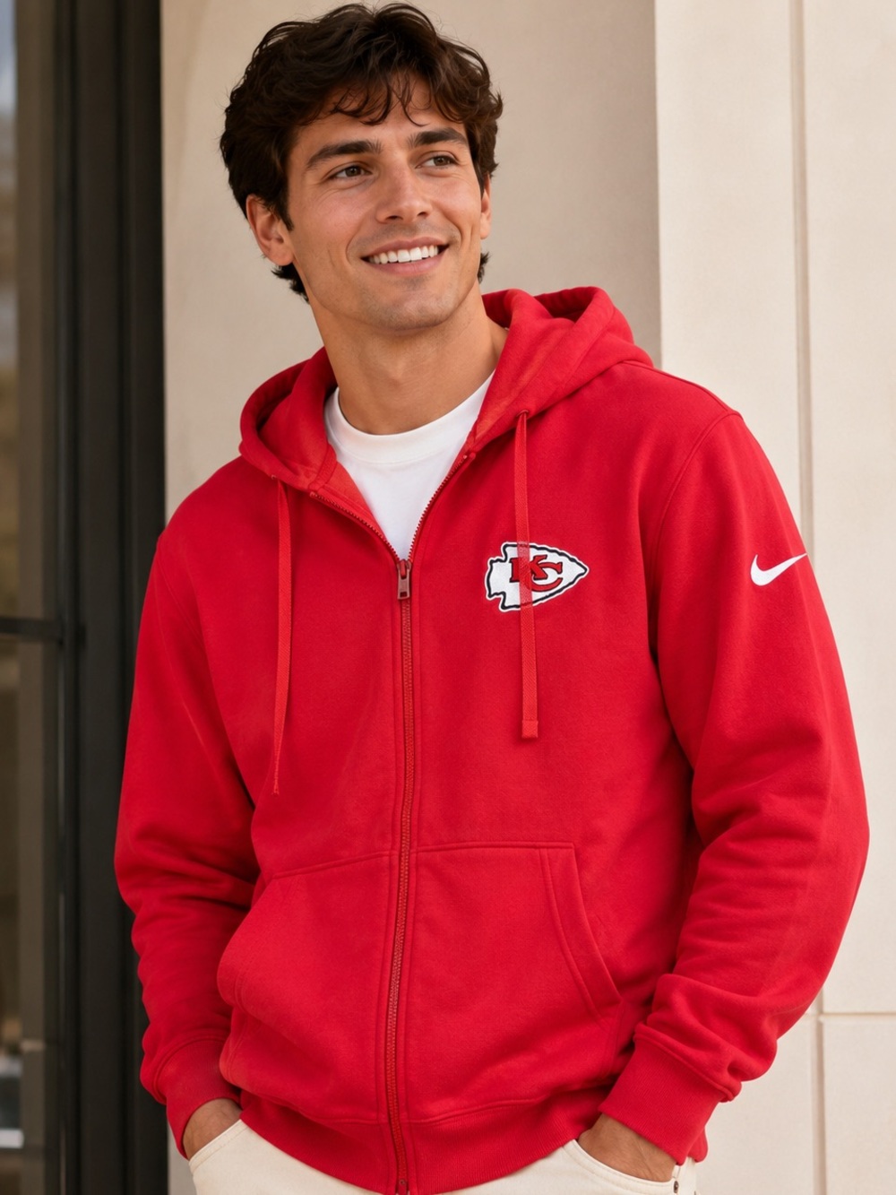 Nike Kansas City Chiefs Full-Zip Hoodie  Size L